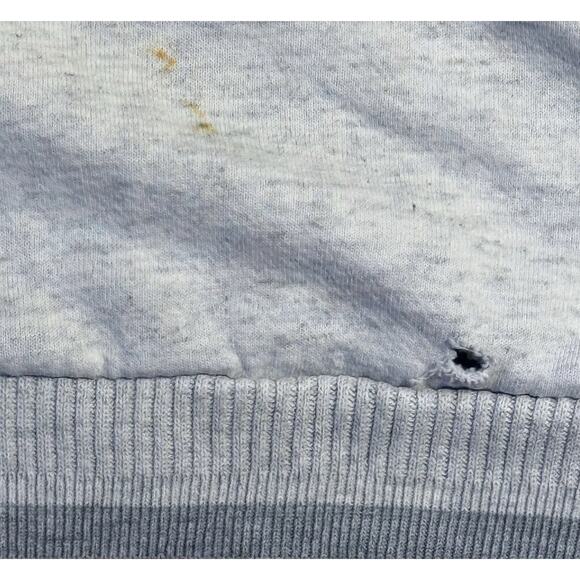 Vintage DIPORT USA Gray Crewneck Sweatshirt L 80s 90s Blank Workwear - Picture 10 of 10